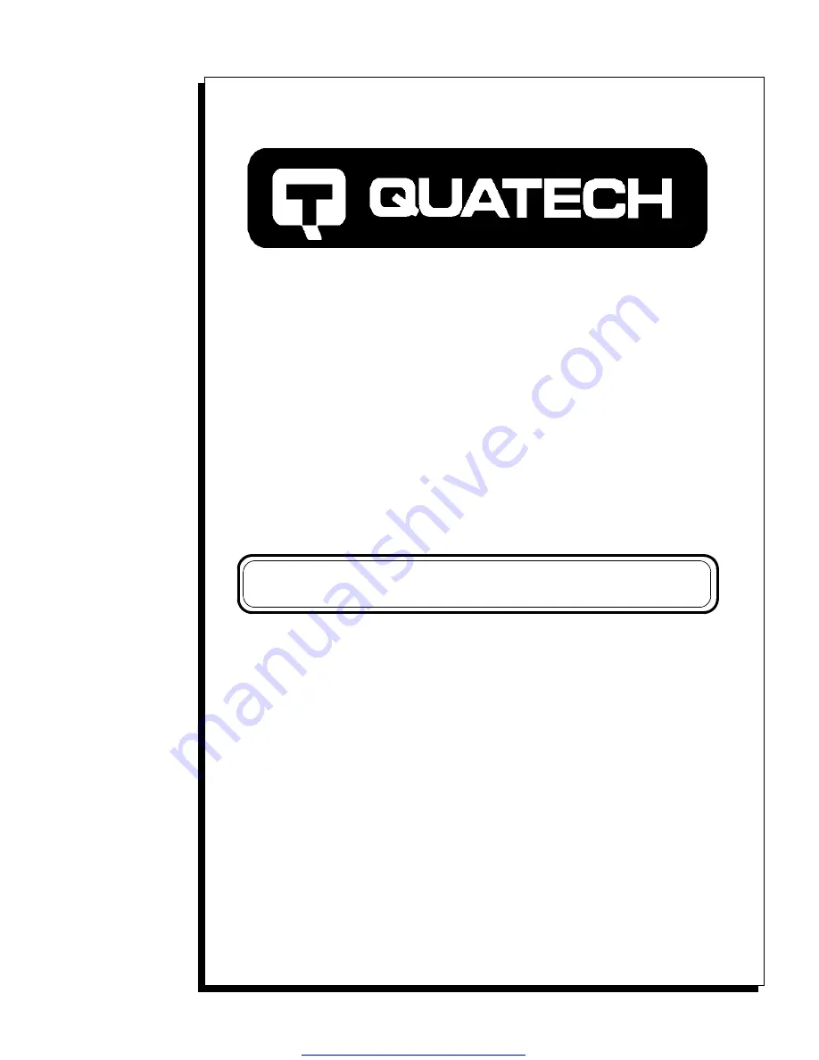 Quatech QS-100D User Manual Download Page 1