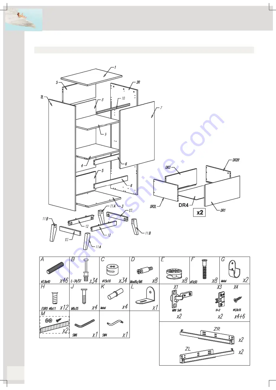 Quax TRENDY 54 04 45 Series Скачать руководство пользователя страница 34