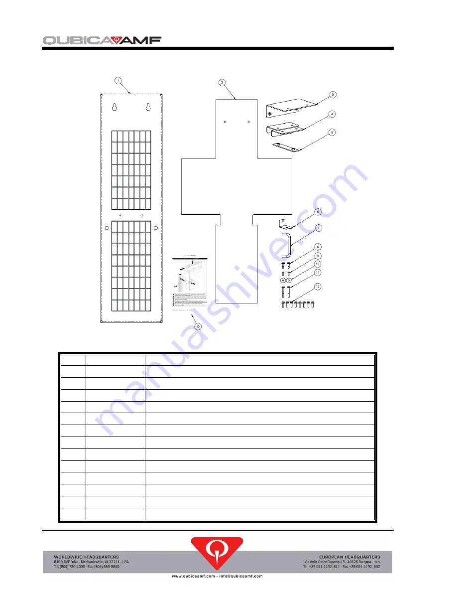 QubicaAMF 612-051-001 Owner'S Manual Download Page 136