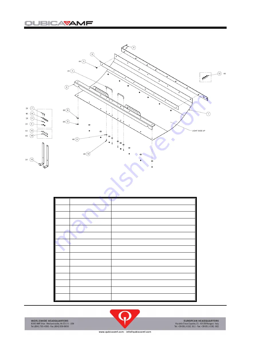 QubicaAMF 612-051-001 Owner'S Manual Download Page 140