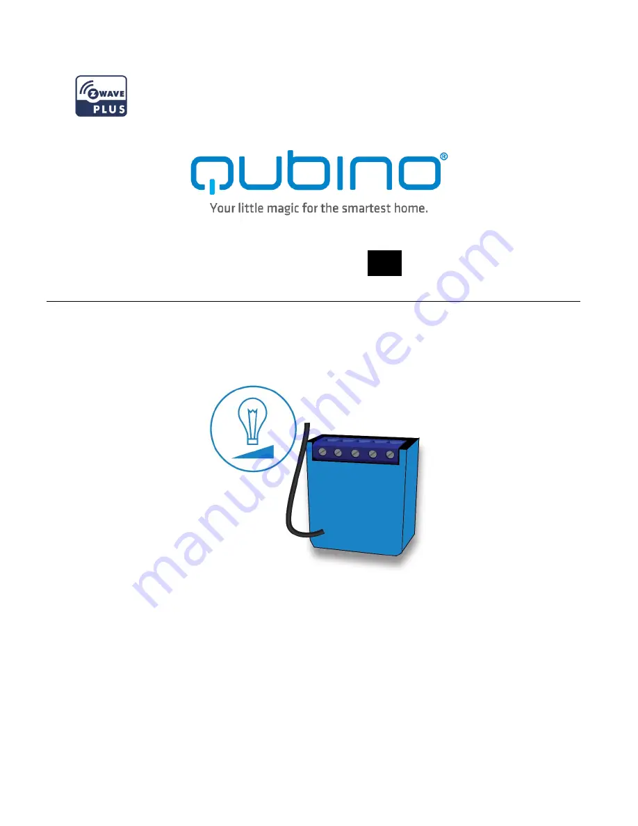 QUBINO ZMNHHD1 User Manual Download Page 1