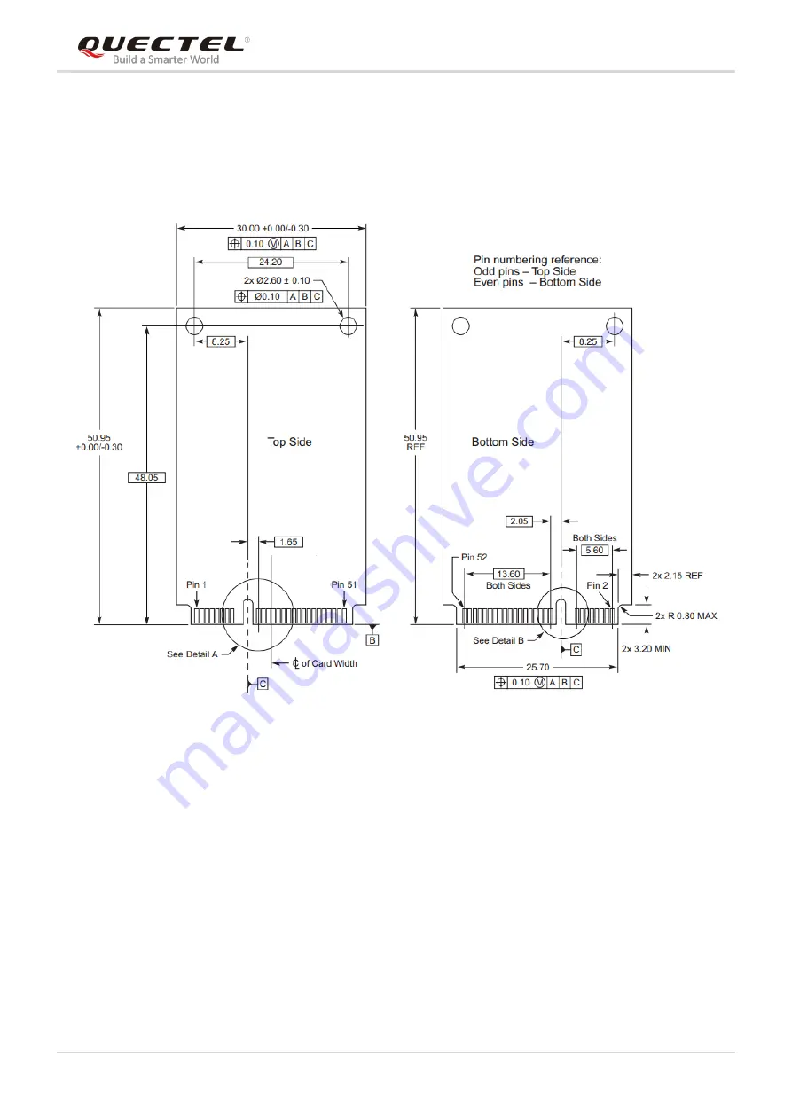 Quectel LTE Standard Module Series Скачать руководство пользователя страница 51