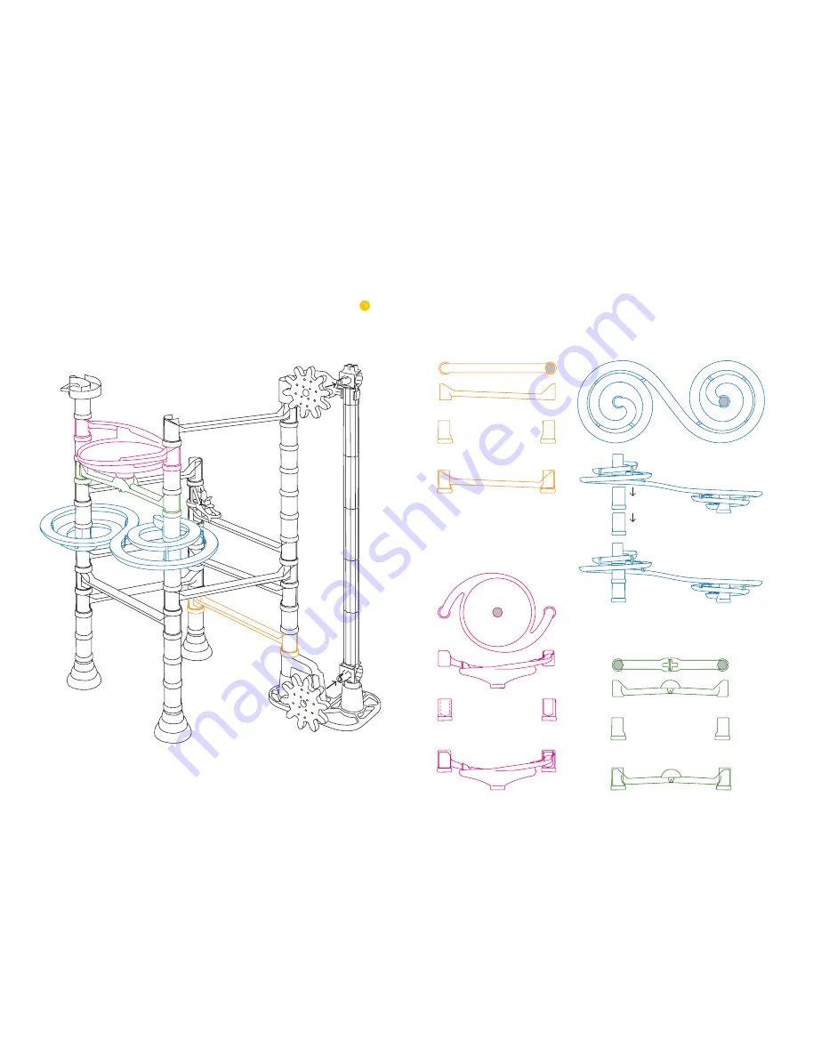 Quercetti Migoga marble gun 6535 Instruction Manual Download Page 4