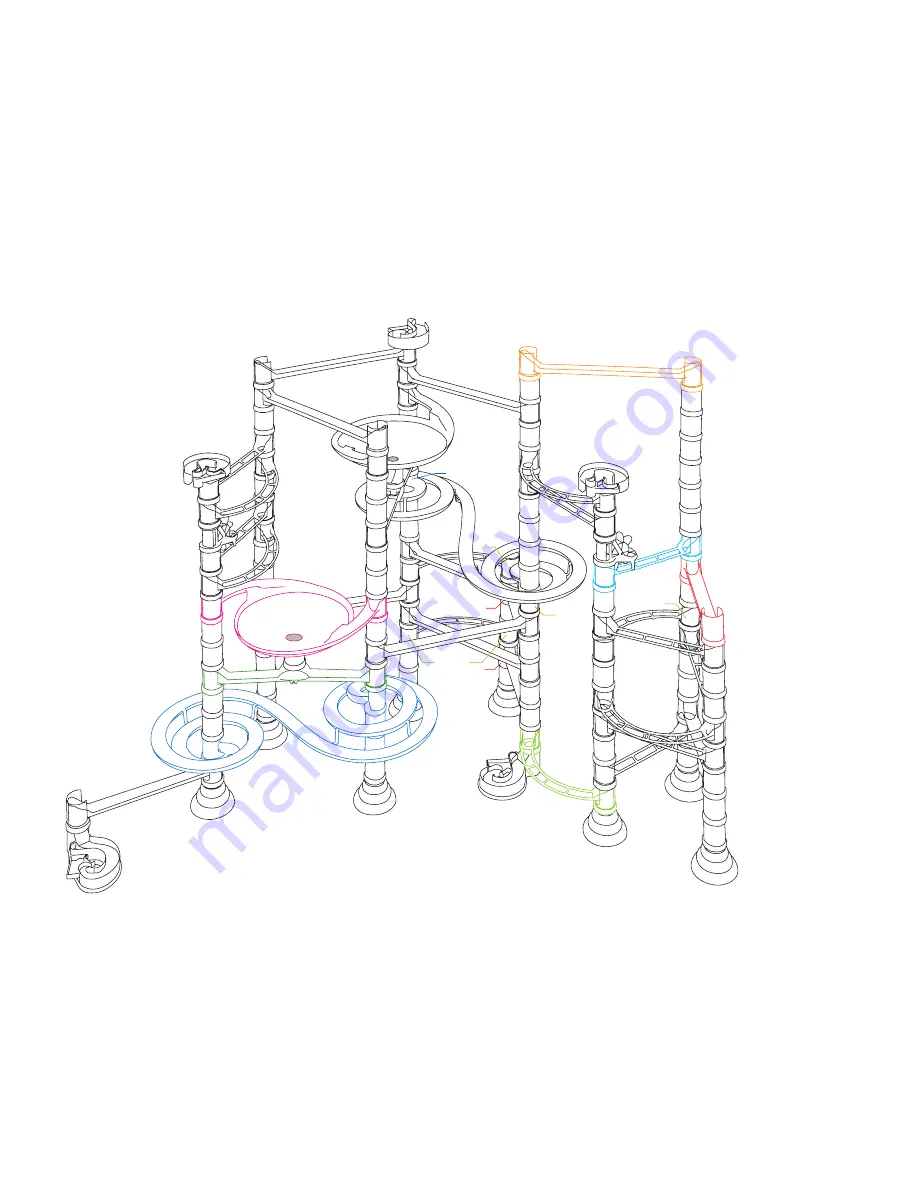 Quercetti Migoga marble gun 6535 Instruction Manual Download Page 6