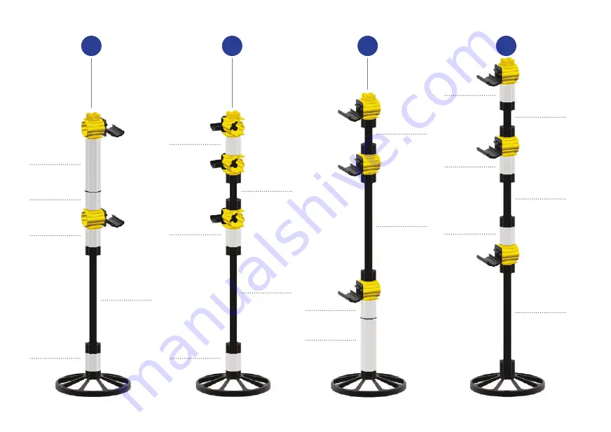 Quercetti Roller Coaster mini rail 6430 Manual Download Page 7