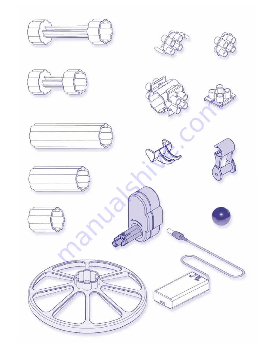 Quercetti Skyrail 6441 Instruction Manual Download Page 1