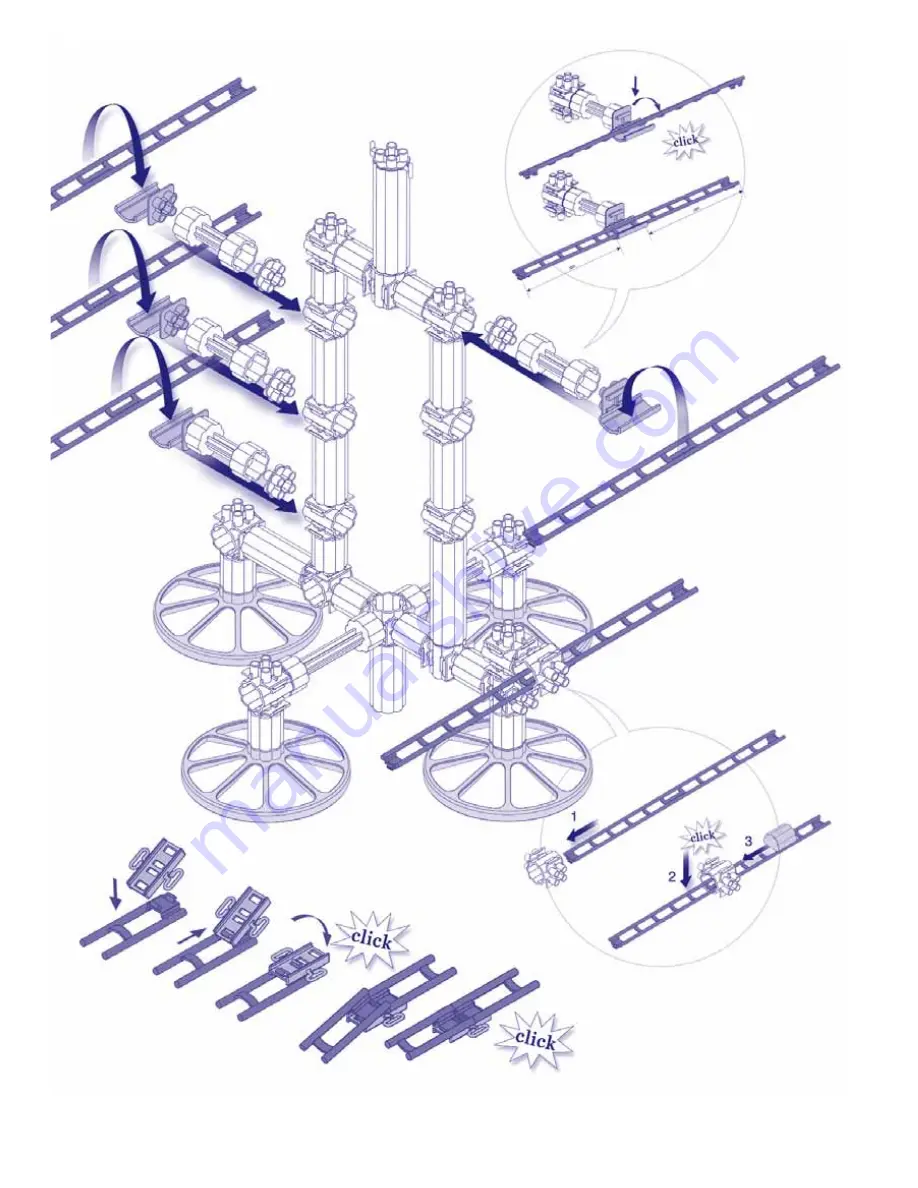 Quercetti Skyrail 6441 Instruction Manual Download Page 6