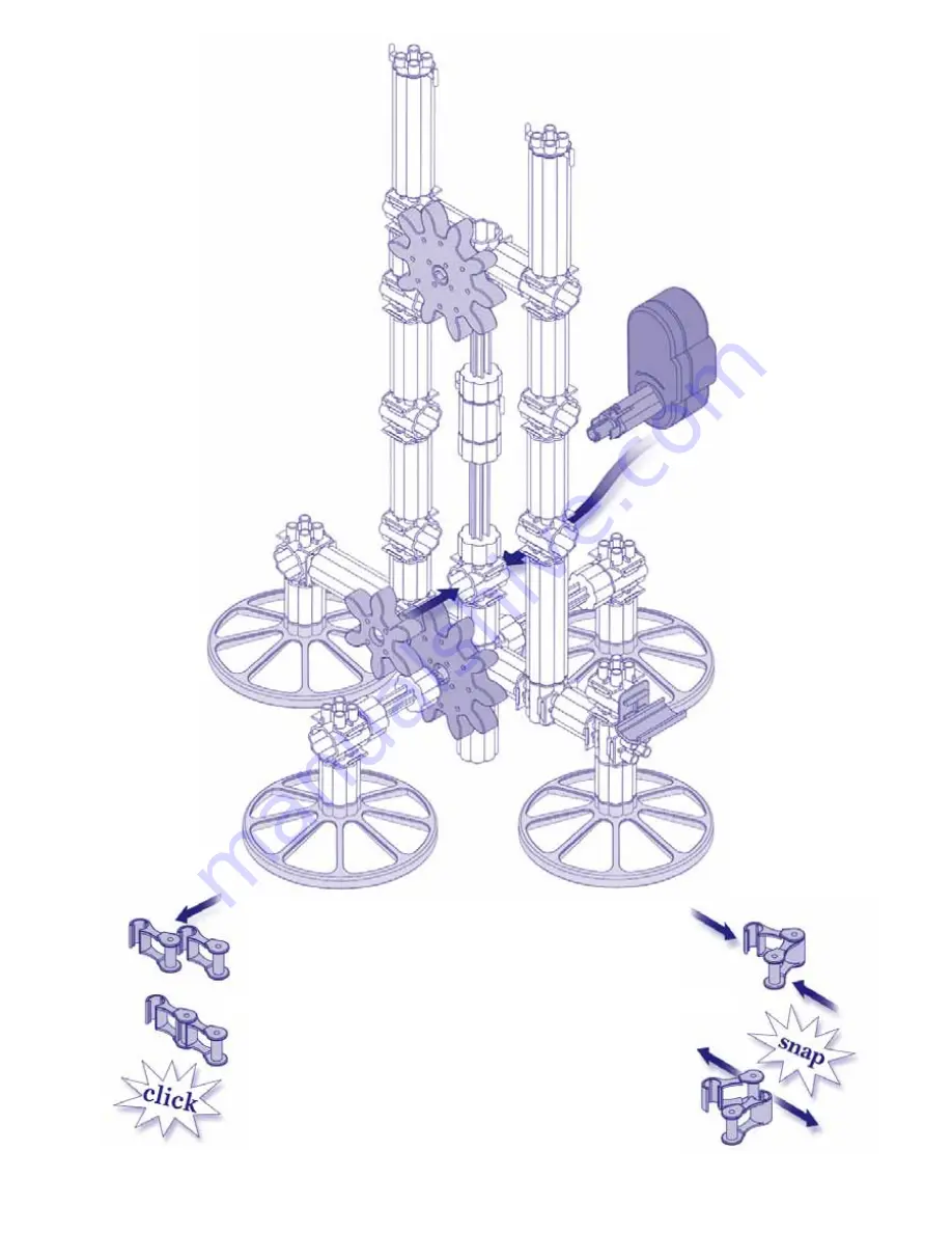 Quercetti Skyrail 6441 Instruction Manual Download Page 11