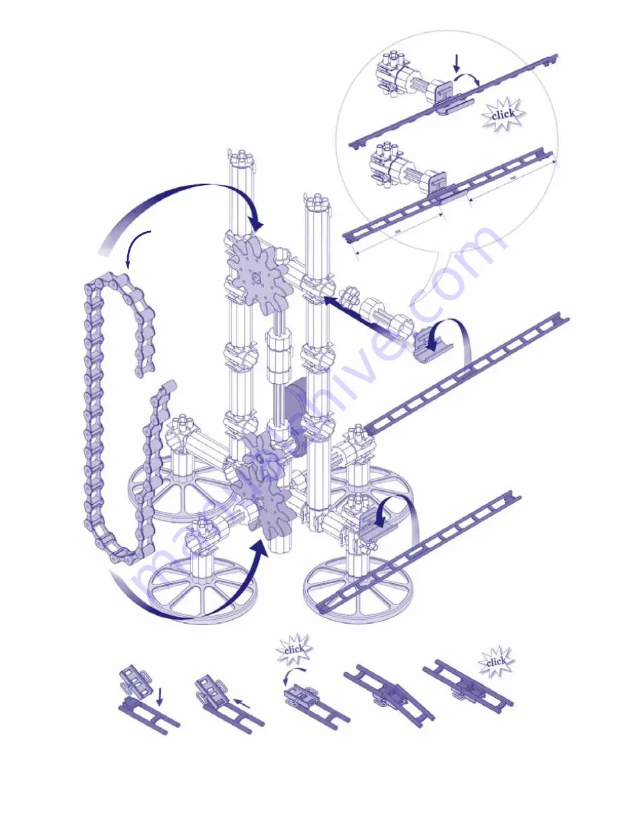 Quercetti Skyrail 6441 Instruction Manual Download Page 12