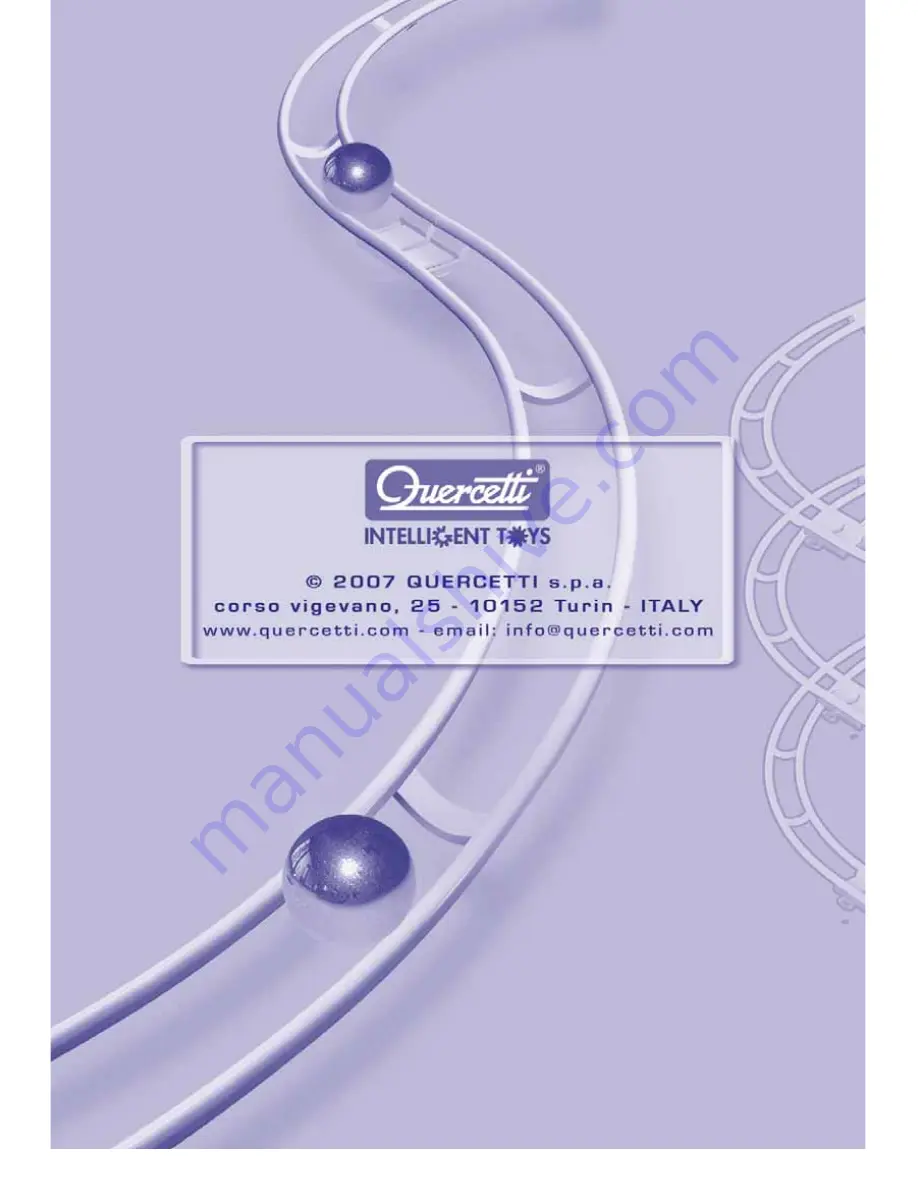 Quercetti Skyrail 6635 Instruction Manual Download Page 31