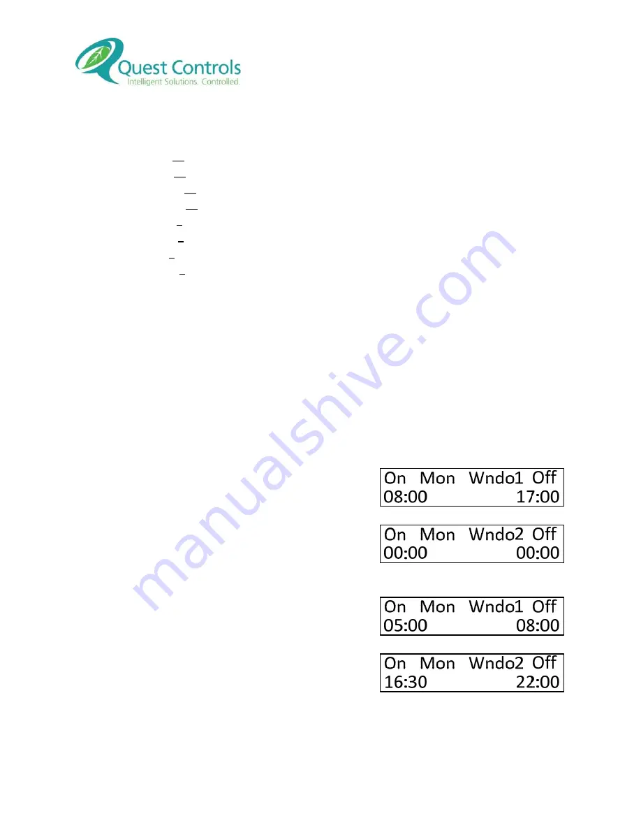 Quest Controls BACnet T-Stat User Manual Download Page 9