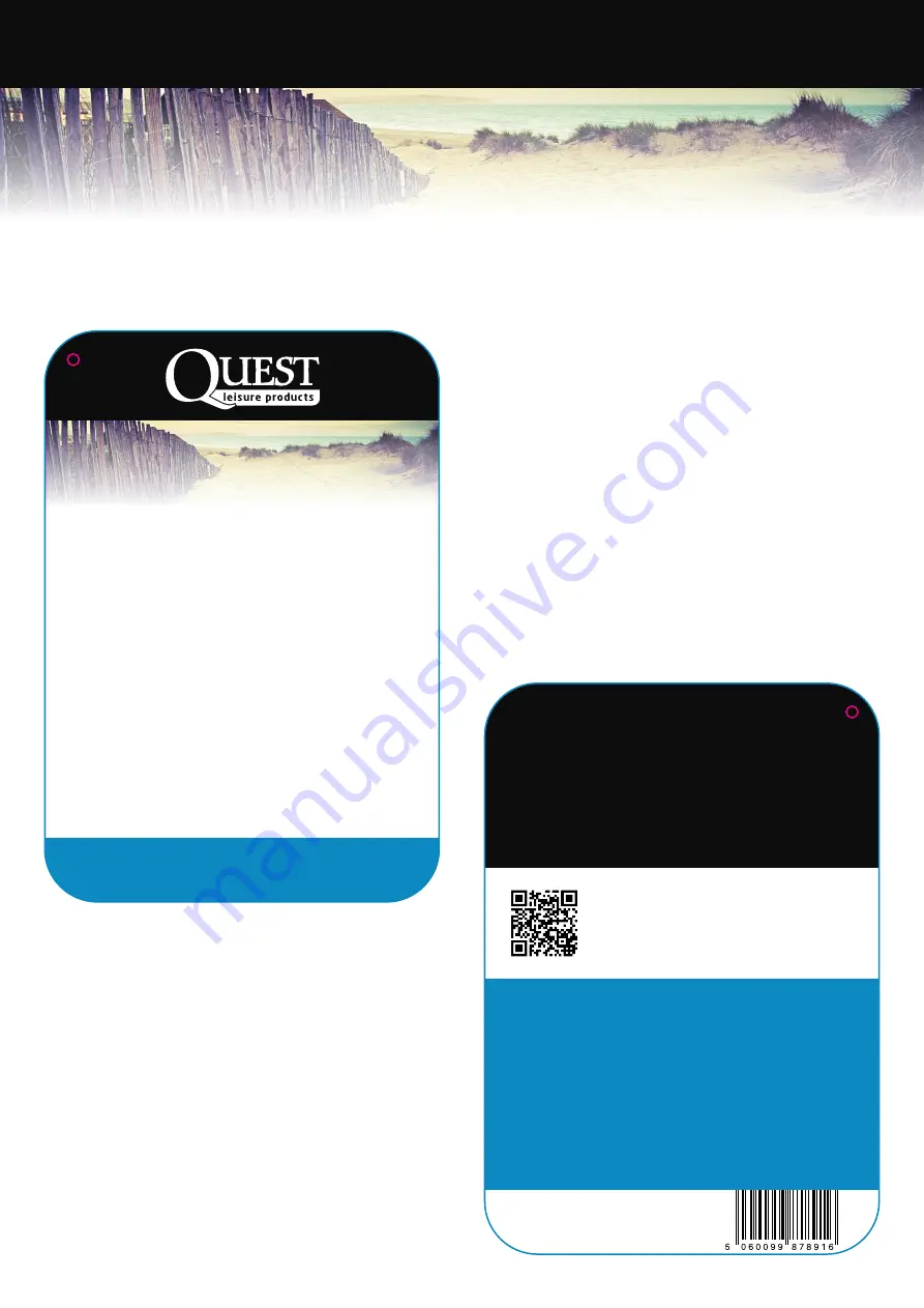 Quest Leisure Products Monkey 5203M Instructions Manual Download Page 3