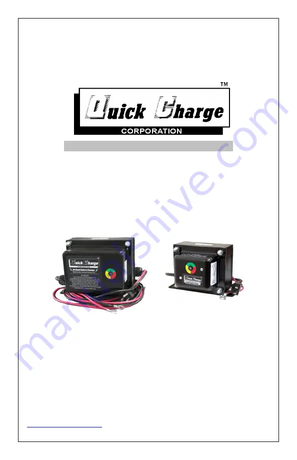 Quick Charge OB Series Скачать руководство пользователя страница 1