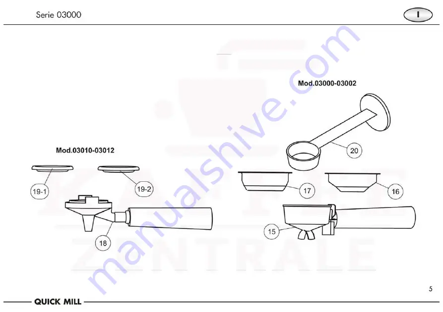 Quick MILL 03000 Operating Instructions Manual Download Page 3