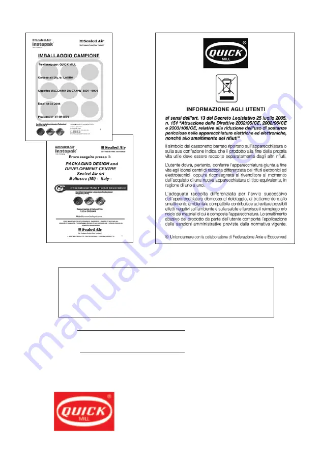 Quick MILL Cassiopea Скачать руководство пользователя страница 32