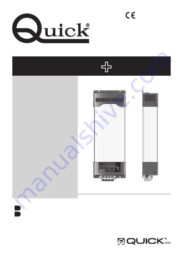 Quick SBC 1100 NRG+ FR Скачать руководство пользователя страница 1