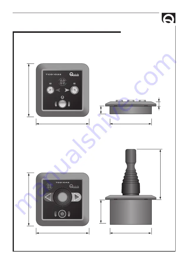 Quick THRUSTER COMMAND TCD 1022 E Manual For Use And Installation Download Page 54