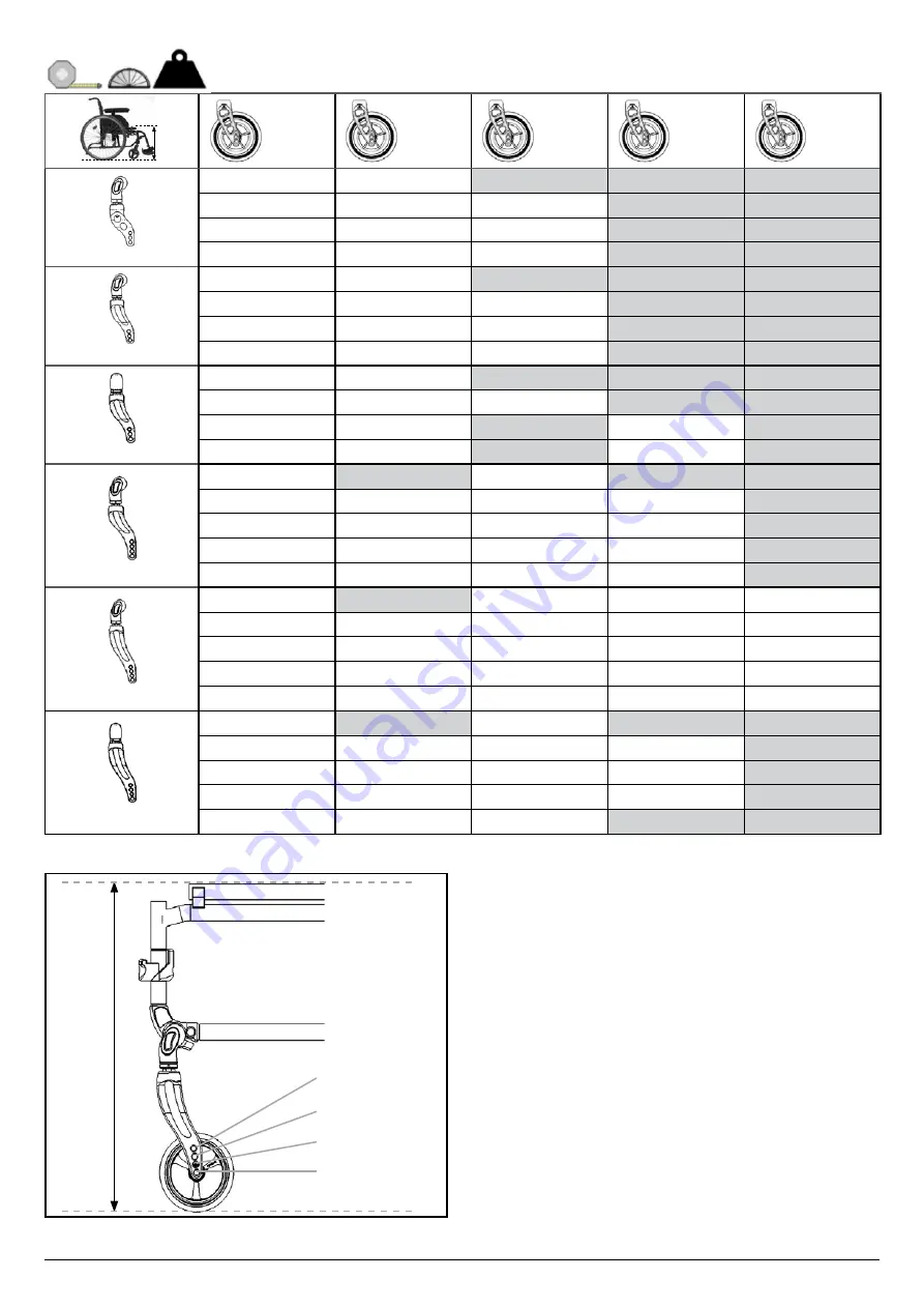 Quickie QS5 X Directions For Use Manual Download Page 4