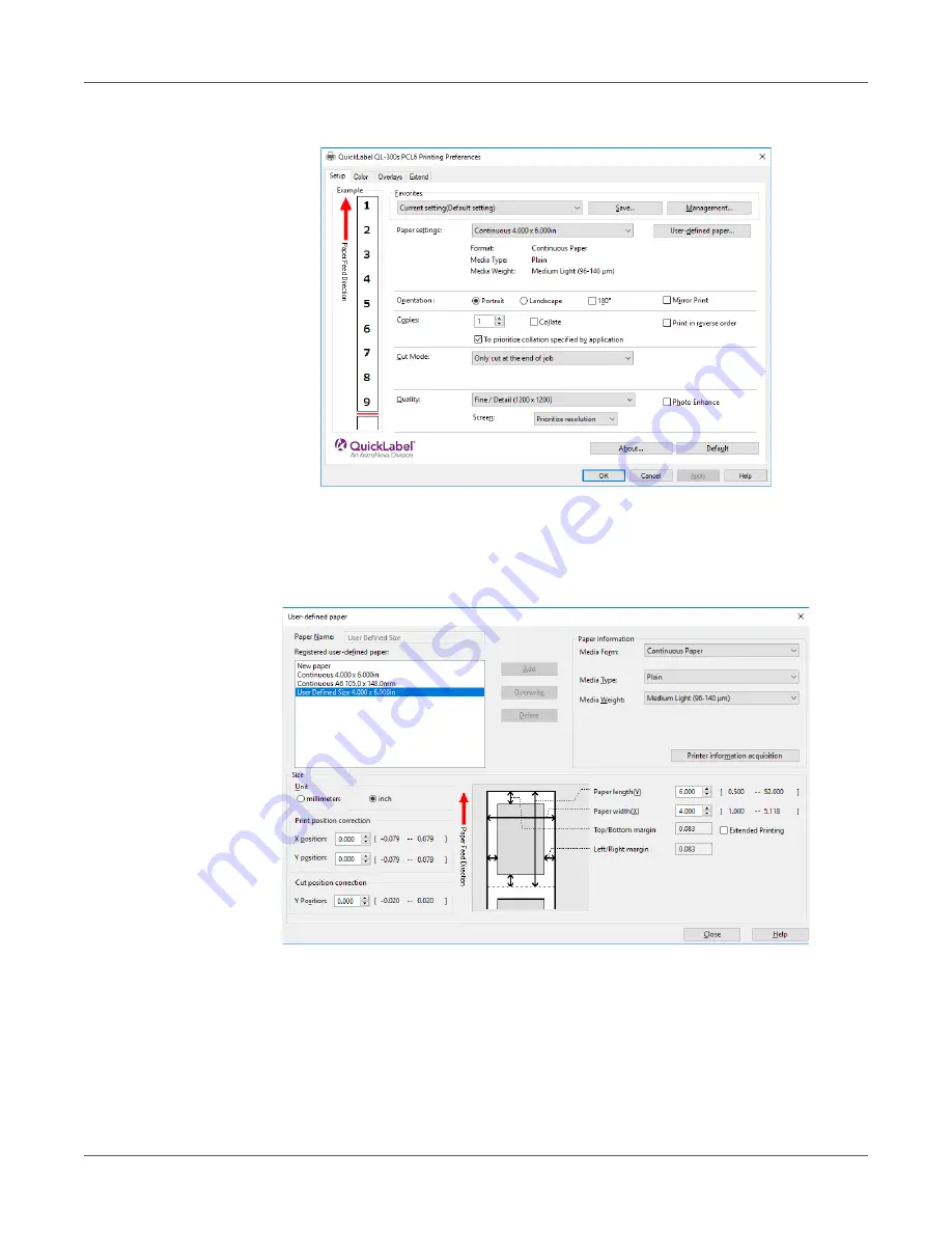 QuickLabel Systems QL-300 User Manual Download Page 87