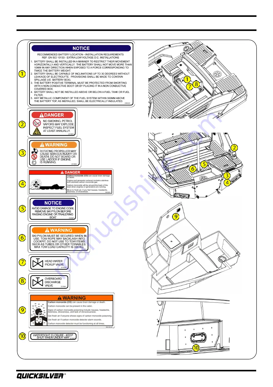 Quicksilver 675BR Owner'S Manual Download Page 16