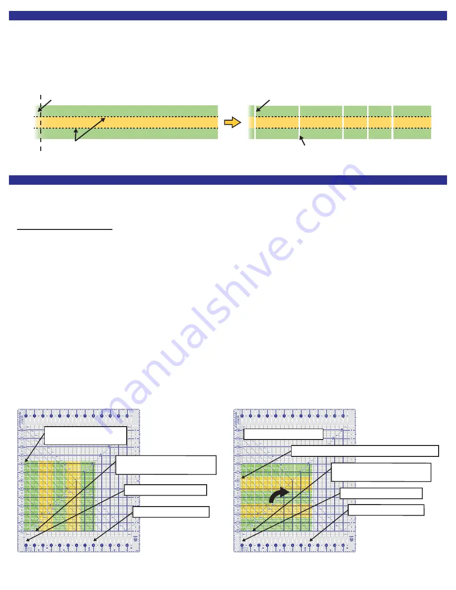 QuiltCut Strip Savvy Square Up QC2-SU Скачать руководство пользователя страница 5