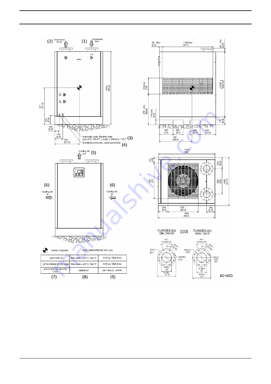 Quincy Compressor QED-1250 Instruction Book Download Page 87