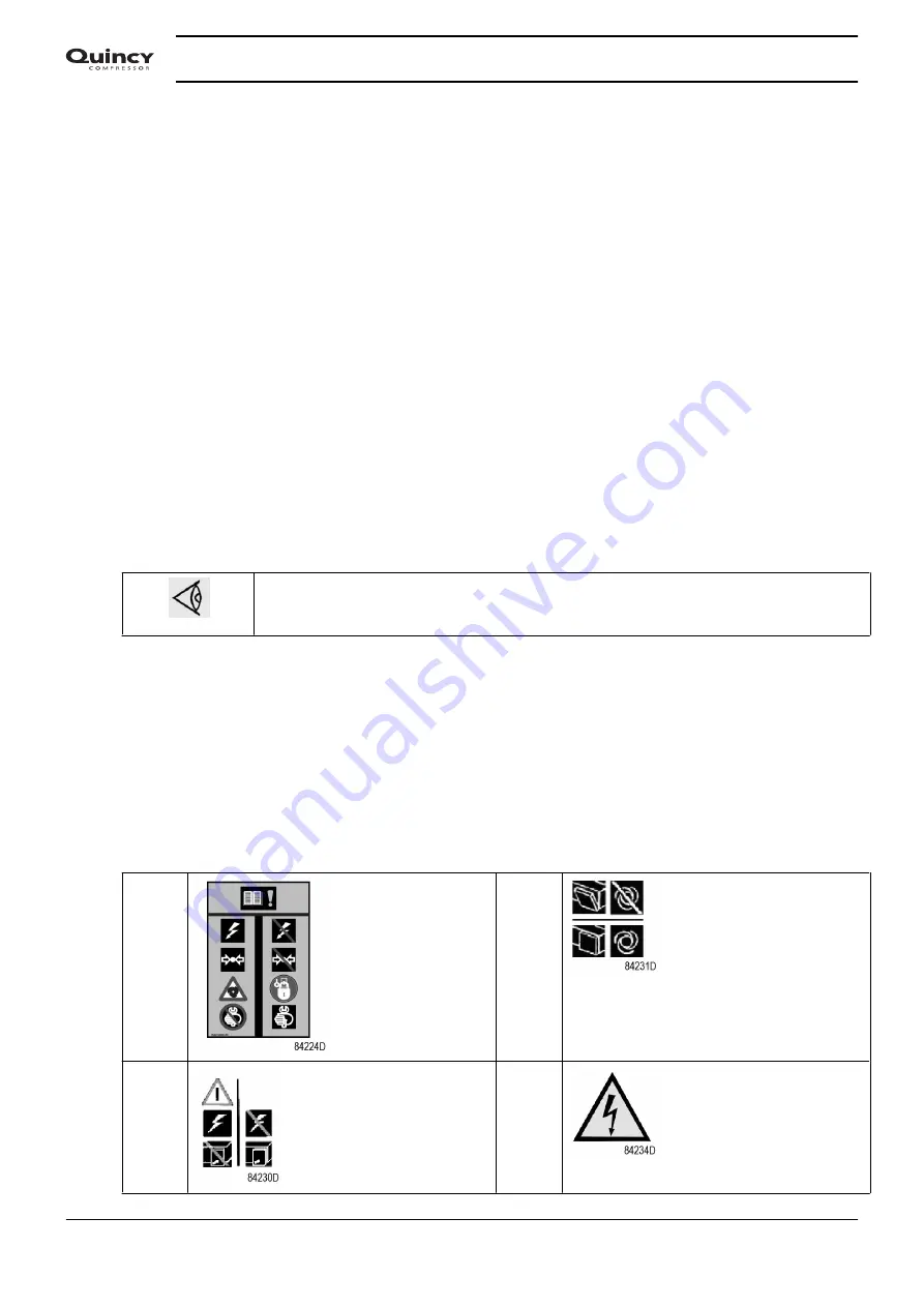 Quincy Compressor QGD 40 Instruction Book Download Page 72