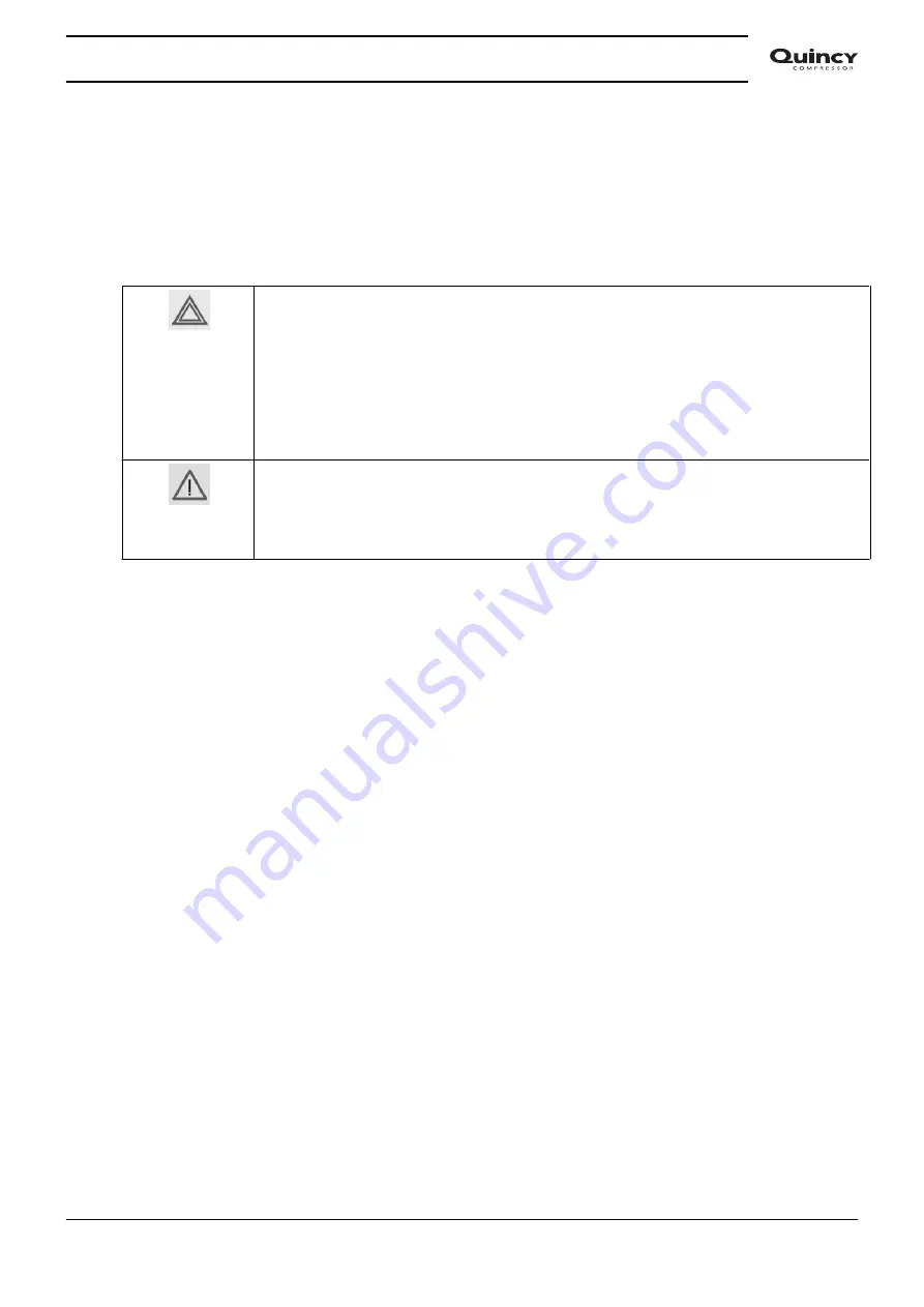 Quincy Compressor QGD 40 Instruction Book Download Page 85