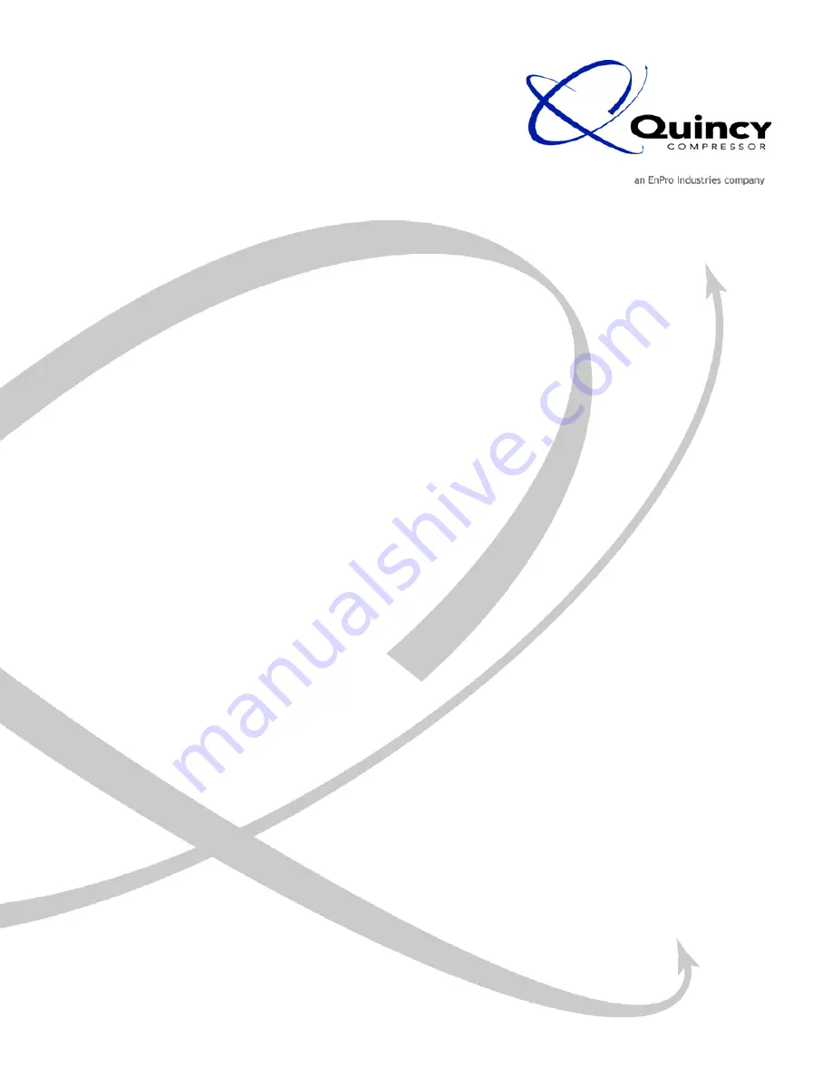 Quincy Compressor QRNG Series Parts Manual Download Page 1