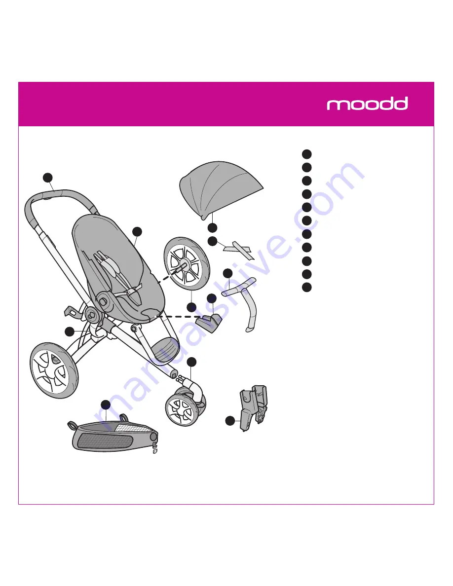 Quinny moodd CV078 Скачать руководство пользователя страница 4