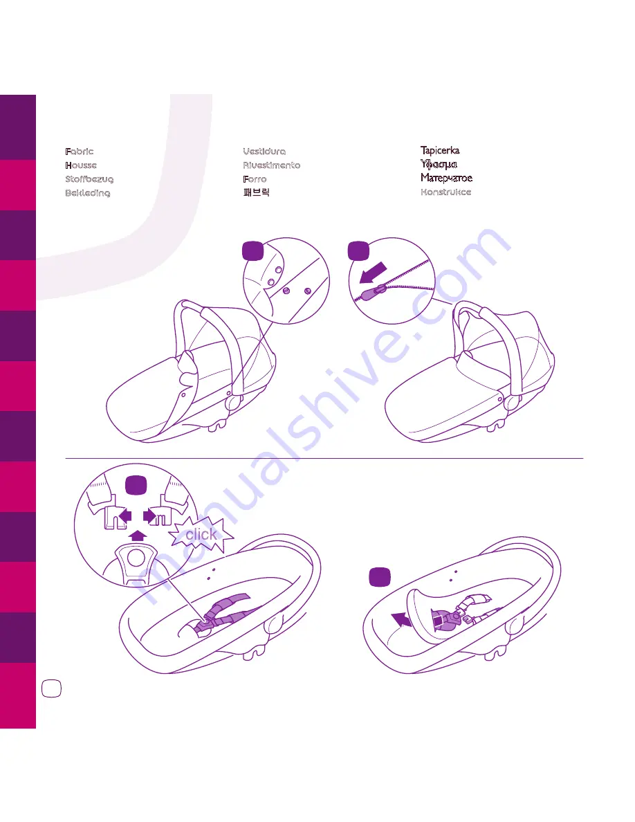 Quinny SAFETY CARRYCOT Instructions For Use & Warranty Download Page 16