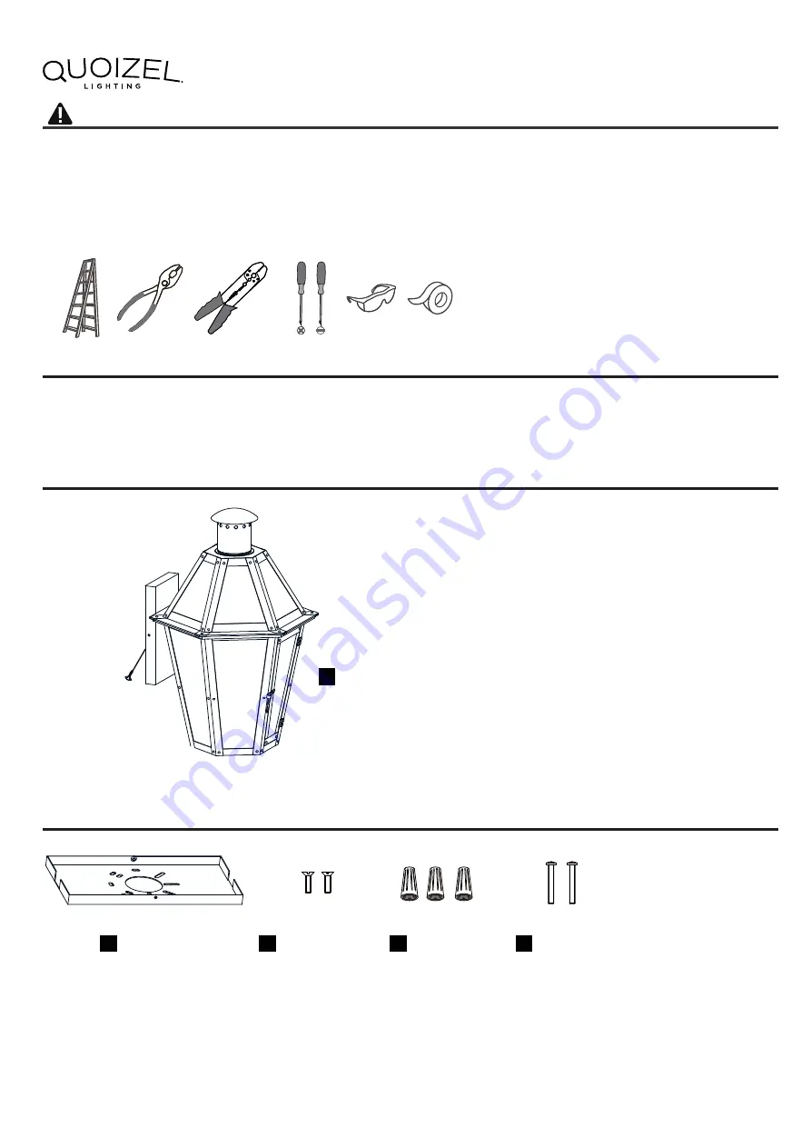 Quoizel BURD8413AC Скачать руководство пользователя страница 1