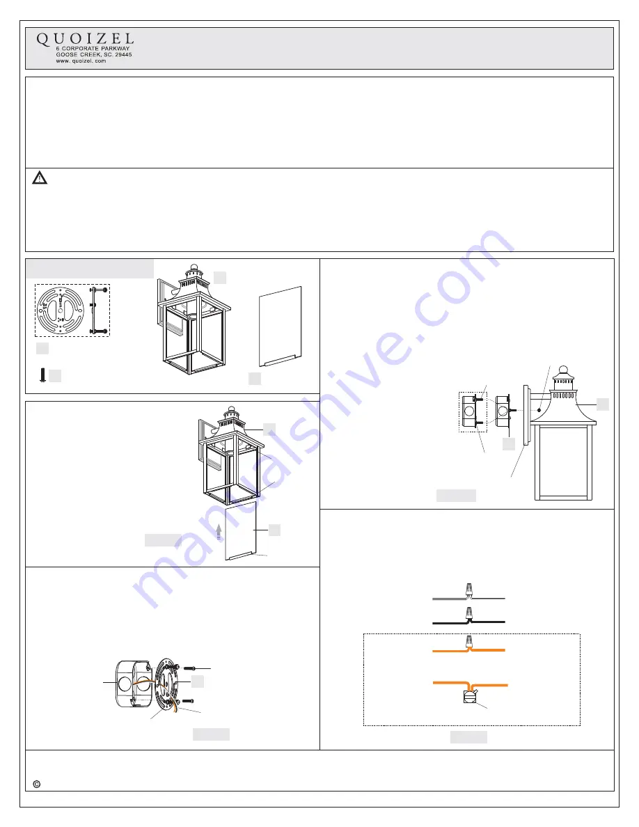 Quoizel CCR8406K Скачать руководство пользователя страница 1