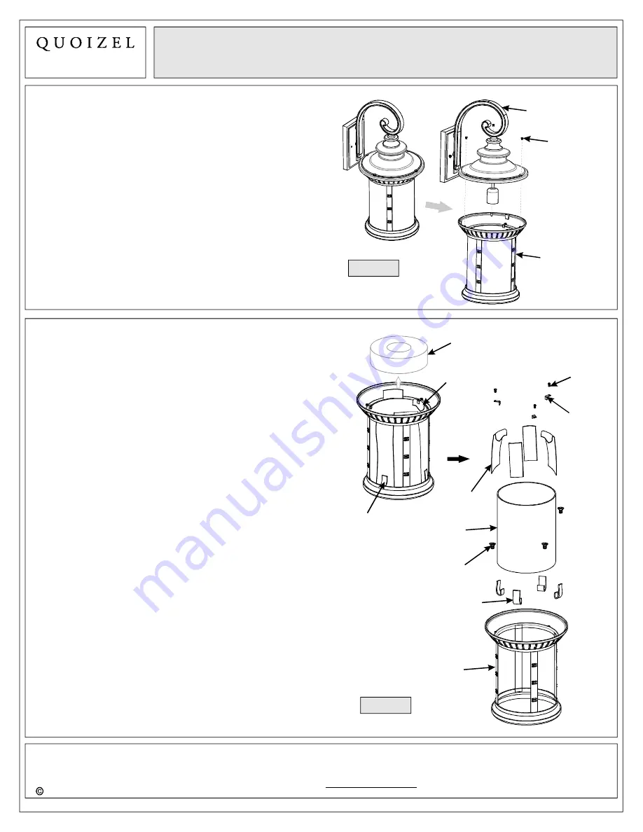 Quoizel Chimera CHI8409IB Скачать руководство пользователя страница 3