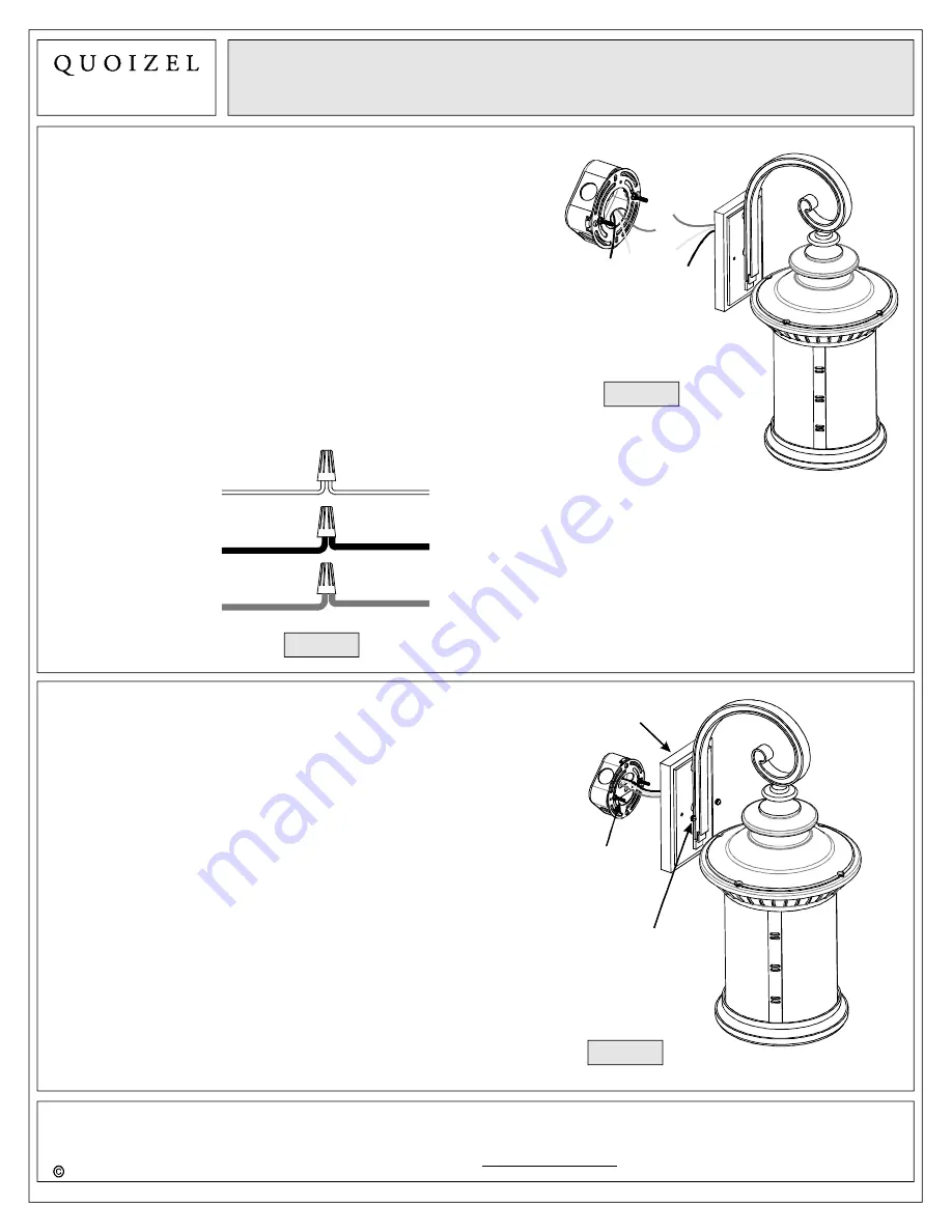 Quoizel Chimera CHI8409IB Assembly Instruction Sheet Download Page 5