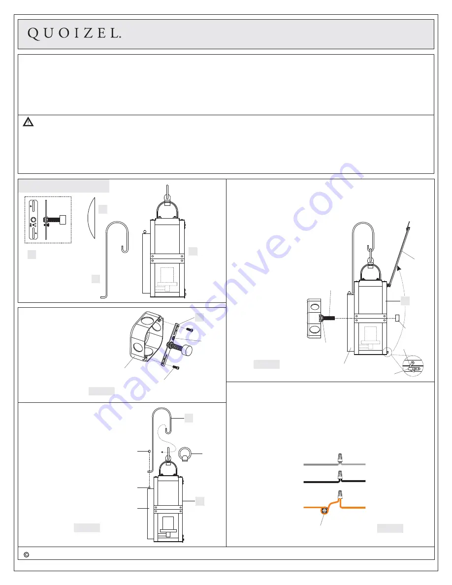 Quoizel HTH8413MB Скачать руководство пользователя страница 1