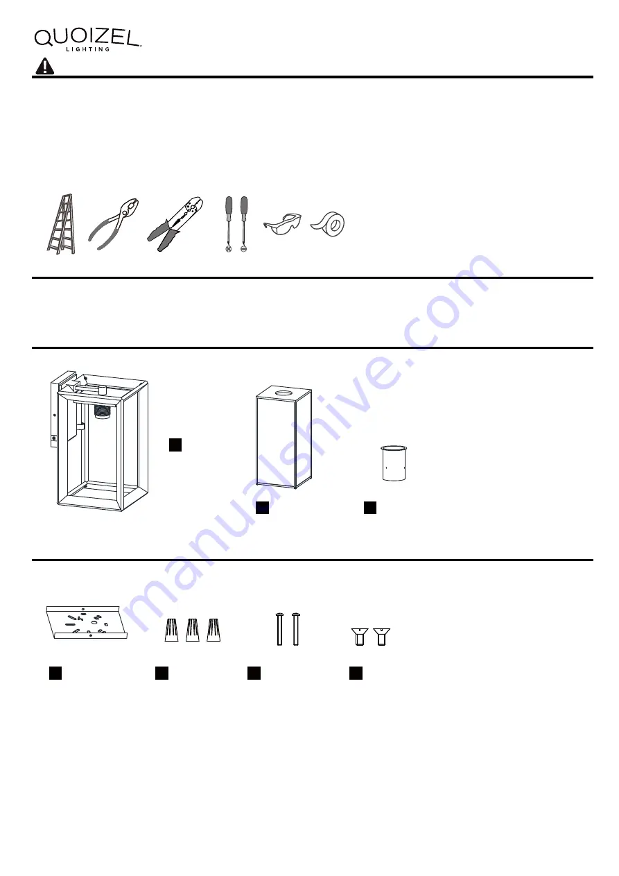 Quoizel INF8407EK Installation Manual Download Page 1