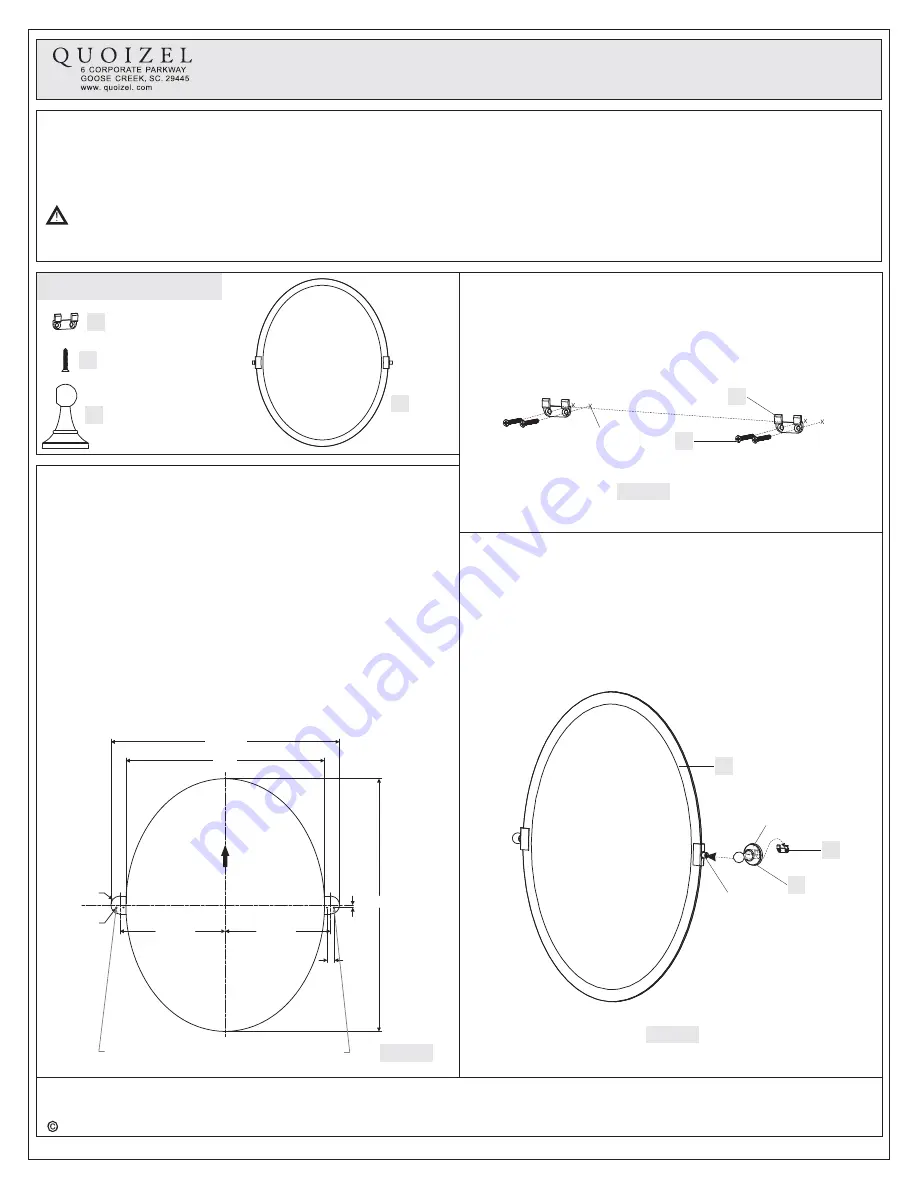 Quoizel IS-QR3329 Quick Start Manual Download Page 1