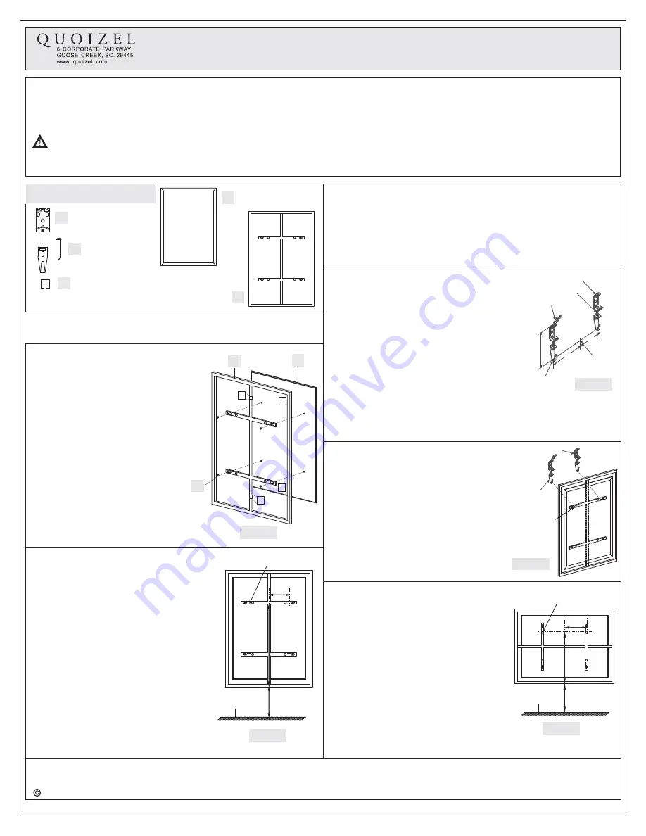 Quoizel Marcos QR1857BN Assembly Instruction Download Page 1