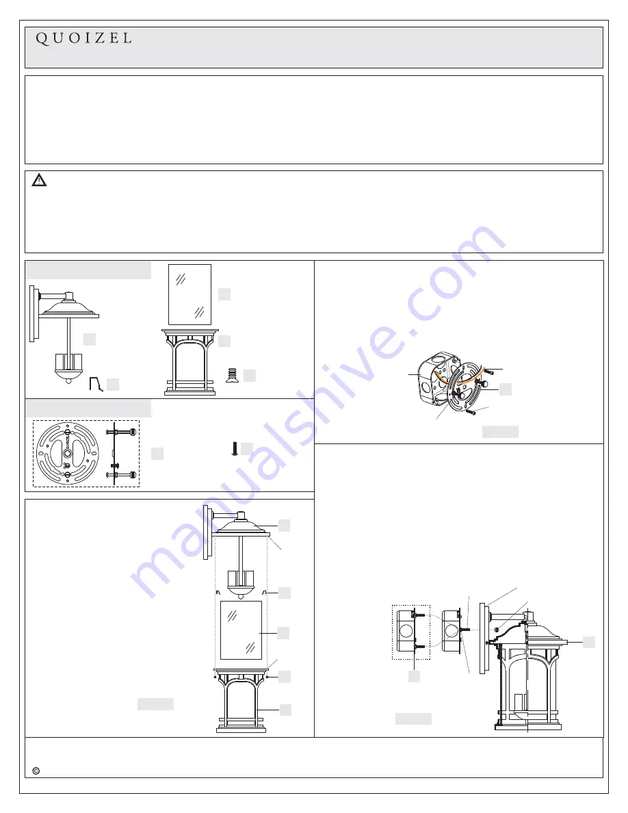 Quoizel MBH8411K Скачать руководство пользователя страница 1