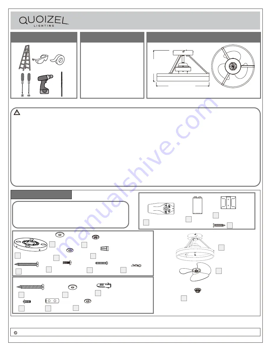 Quoizel PCOH3120OI Скачать руководство пользователя страница 1