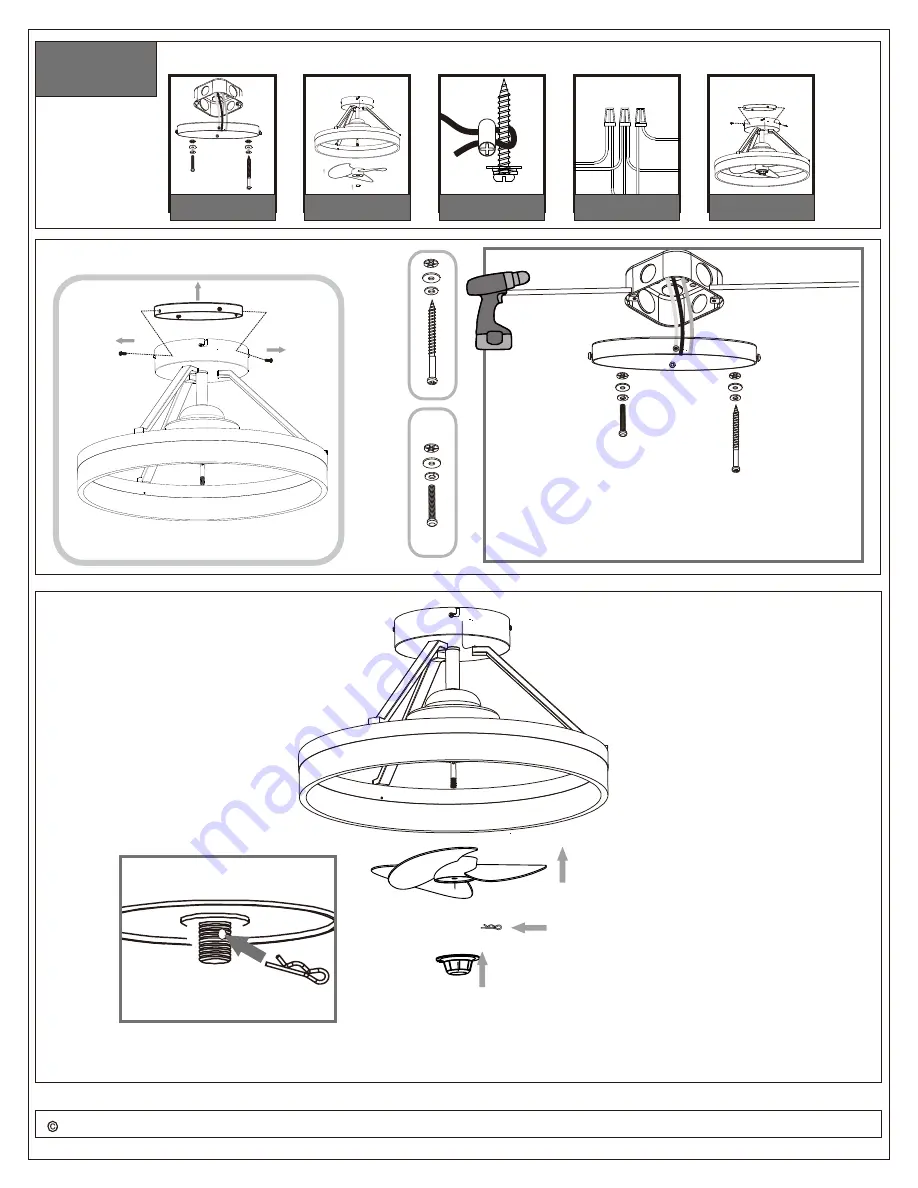 Quoizel PCOH3120OI Installation Manual Download Page 2