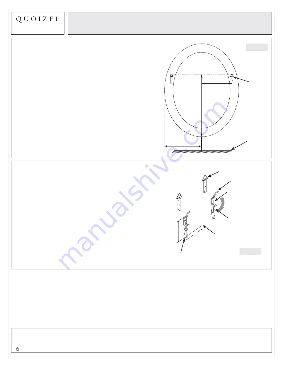 Quoizel QR1253 Assembly Instruction Sheet Download Page 3