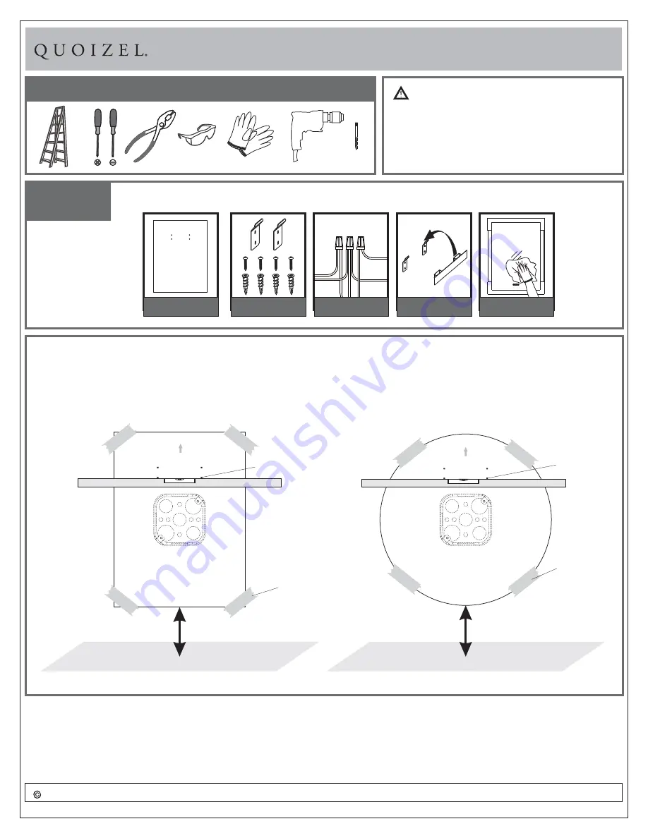 Quoizel QR5201 General Installation Manual Download Page 1