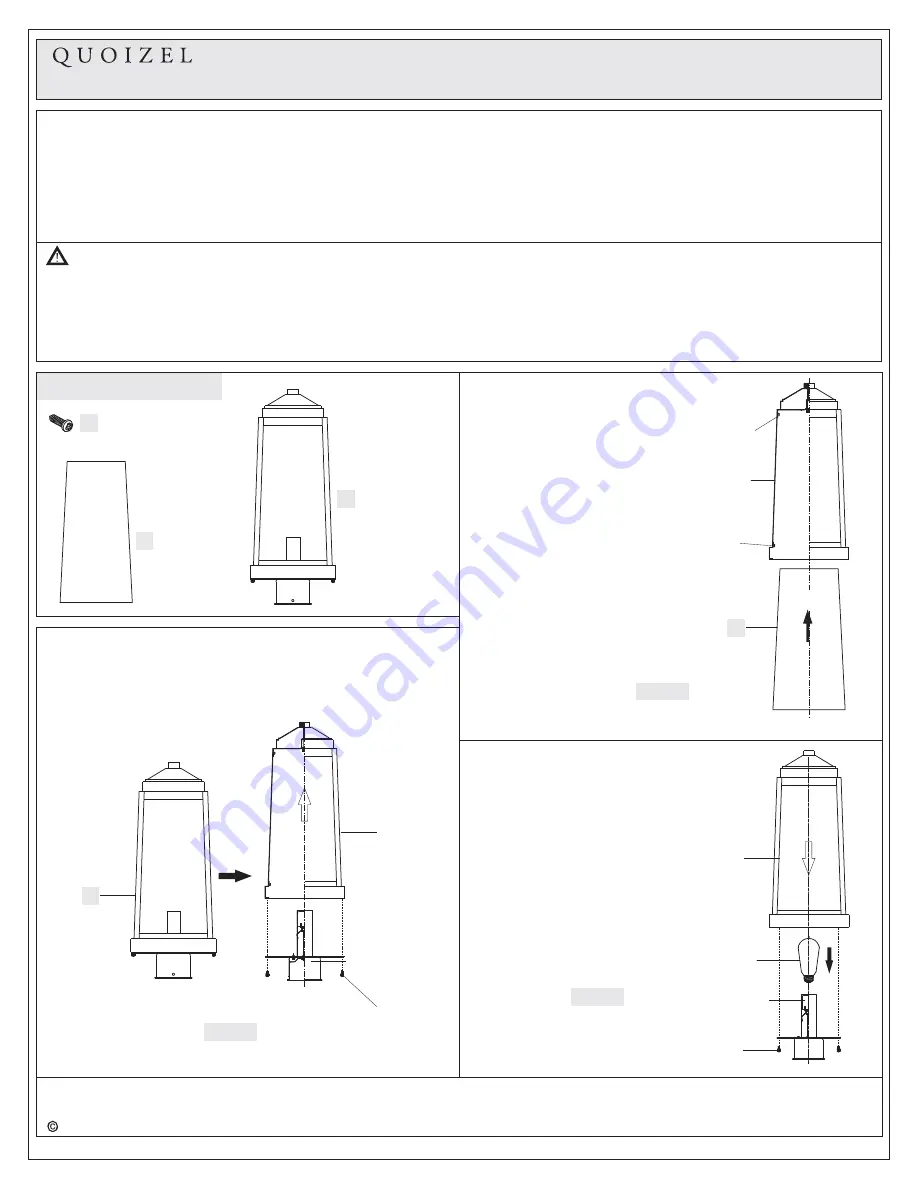 Quoizel RNL9008WT Скачать руководство пользователя страница 1