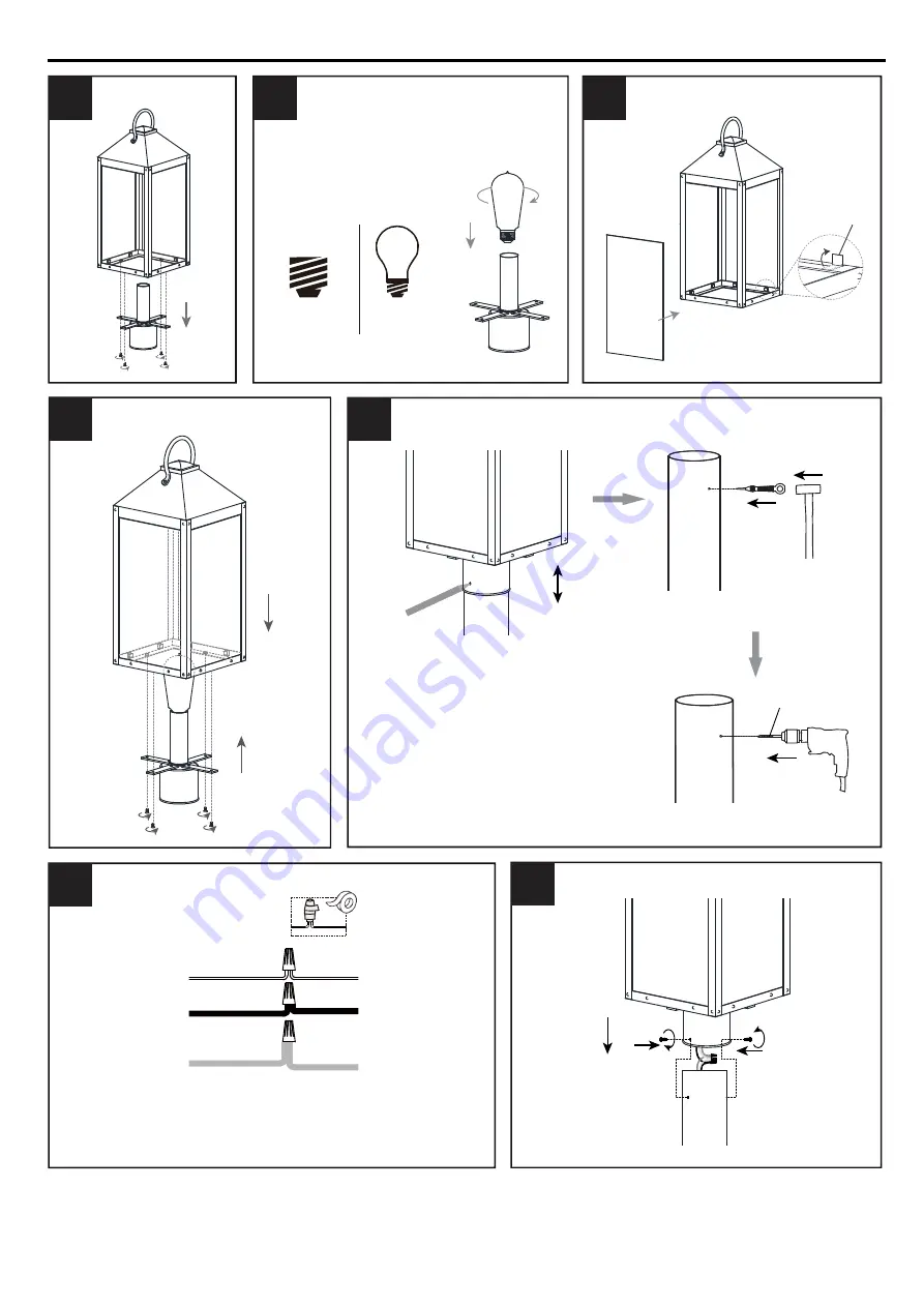 Quoizel TPE9008MB Installation Manual Download Page 2