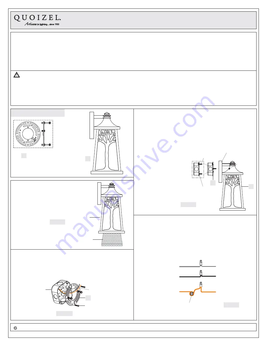 Quoizel WWD8408IB Скачать руководство пользователя страница 1