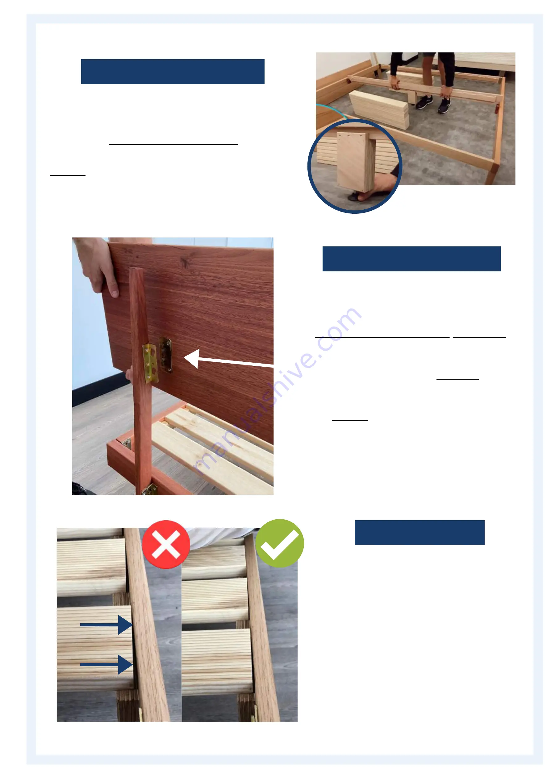 quokkabeds Bed Base Assembly Manual Download Page 2