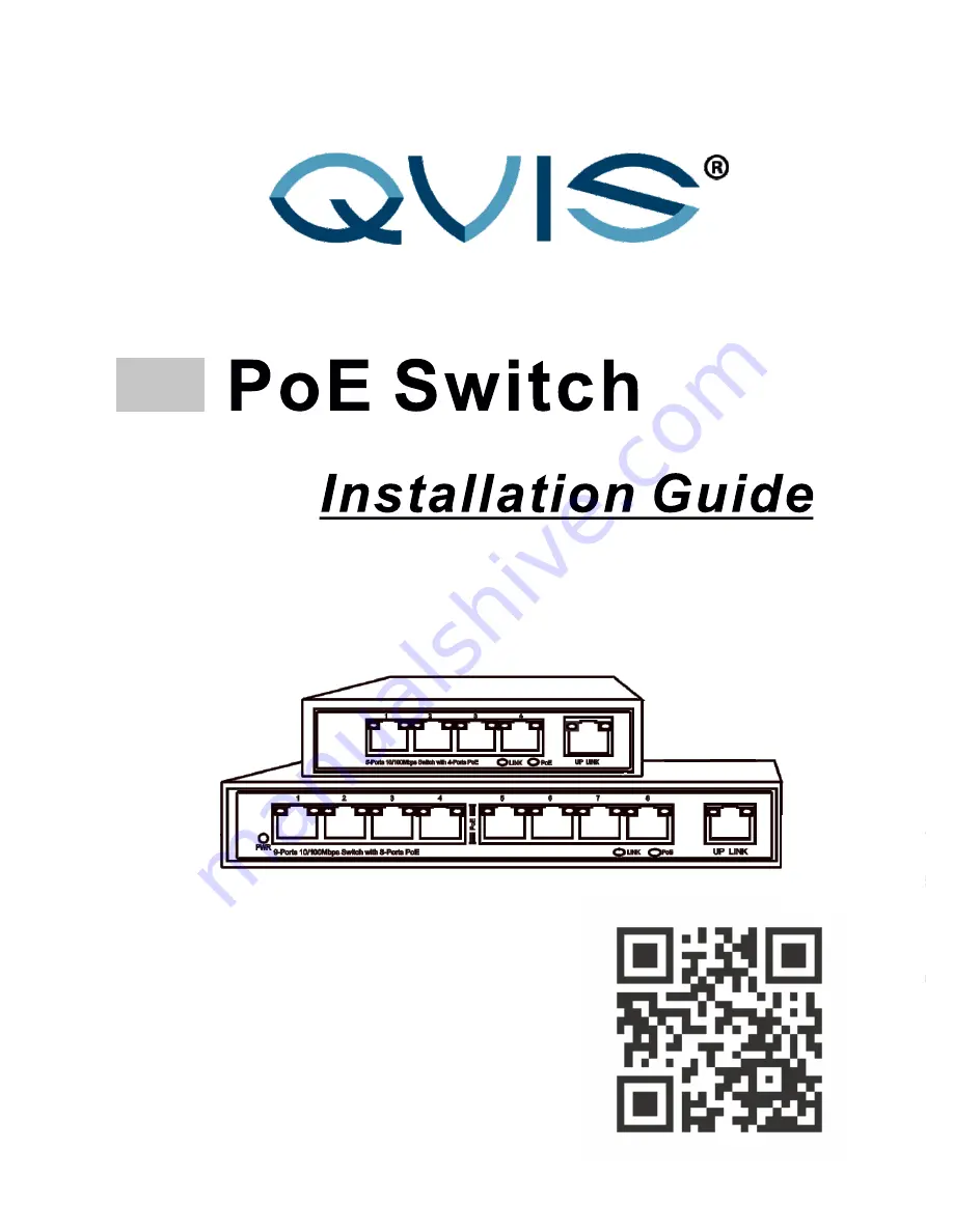 Qvis POESWITCH-4 Скачать руководство пользователя страница 1