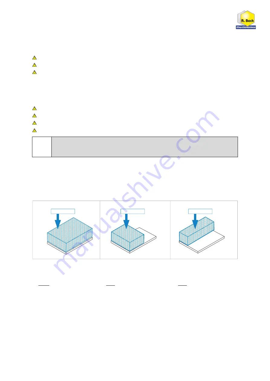 R. Beck Maschinenbau Ergoplan EP1 FH Operating Manual Download Page 9